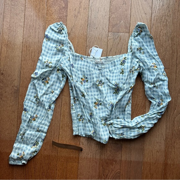 Reformation (NWT) Reign Top in Al Fresco Floral - Picture 2 of 8